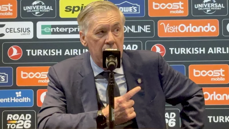 Ancelotti : "Je dis le PSG" pour la Ligue des Champions