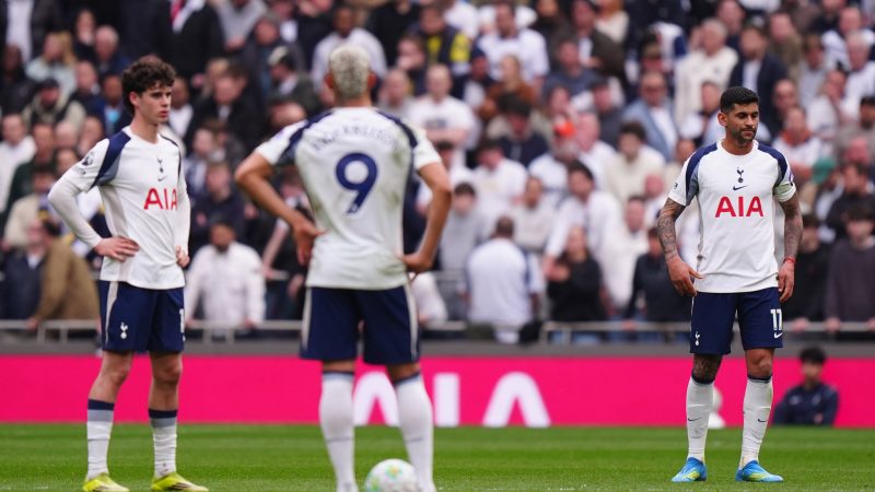 Tottenham : 100 jours sans victoire en Premier League et le spectre de la relégation